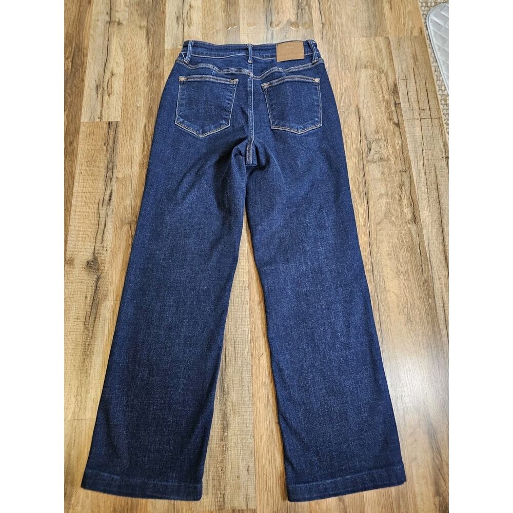 Judy Blue Wide Leg Straight Fit Women's Size 5/27 Medium Wash - Picture 6 of 6